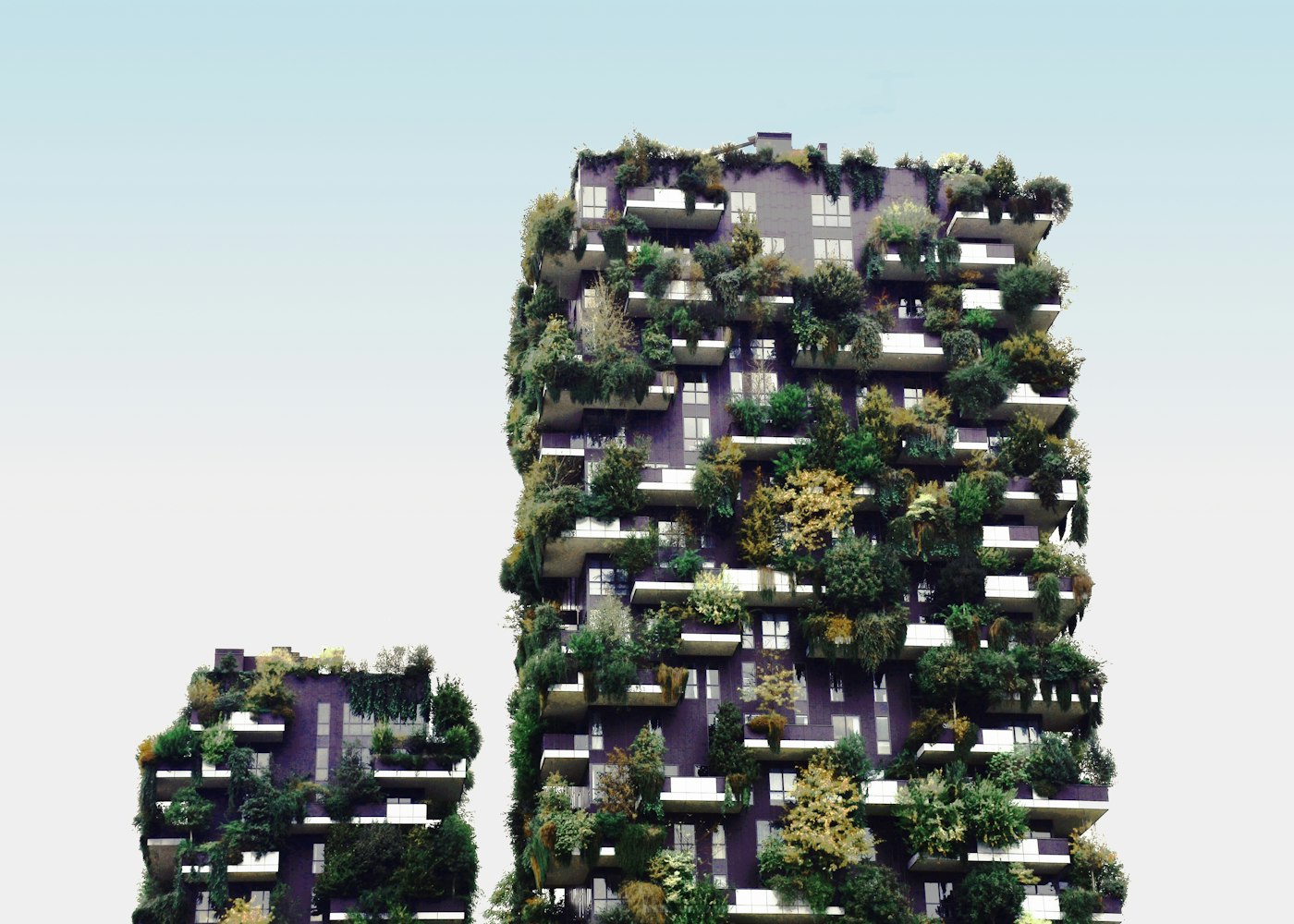 Edificio con vegetación integrada